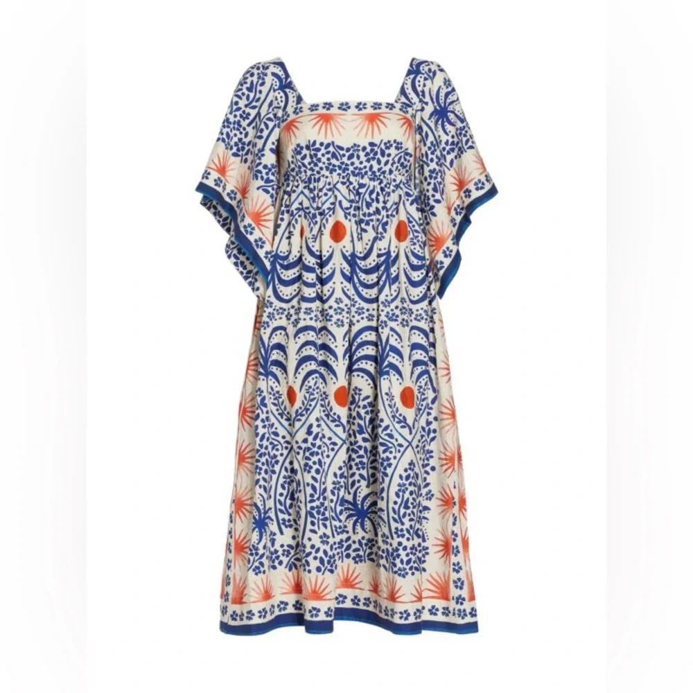 Farm Rio Squareneck Midi Dress - Picture 6 of 6